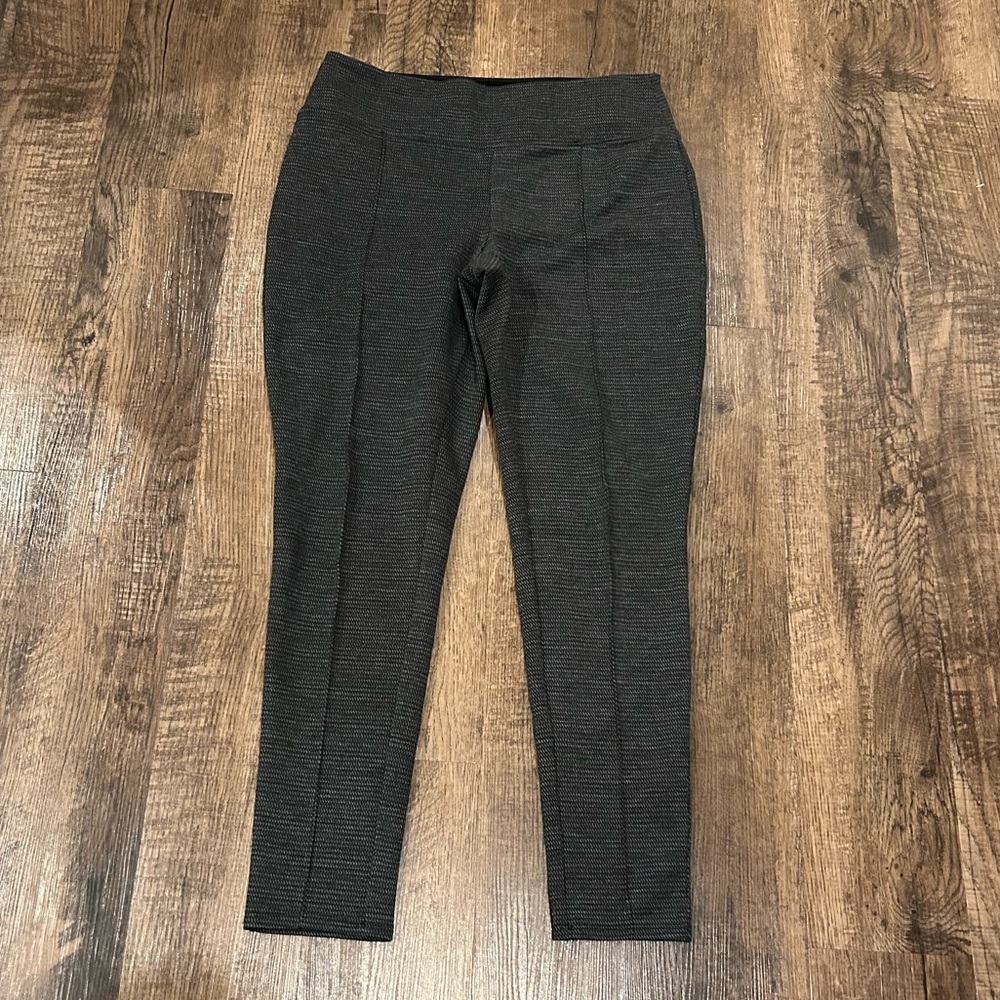 Apt. 9 Charcoal Pattern Pull-On Pants